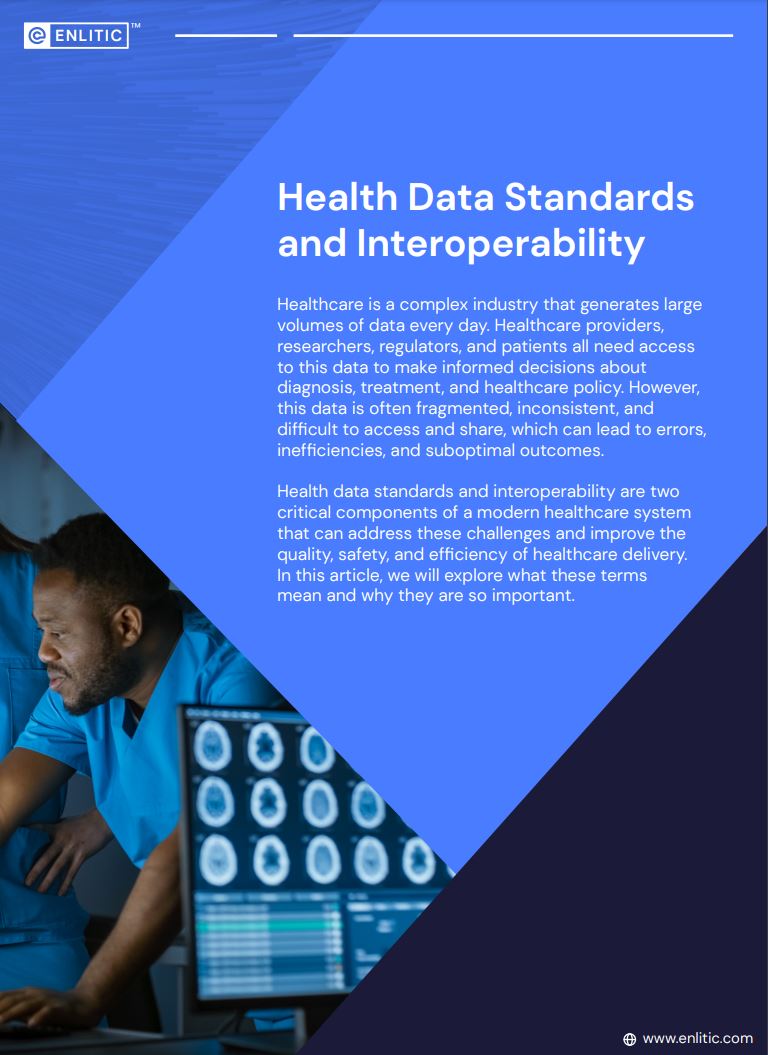 Health Data Standards and Interoperability 1