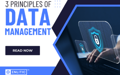 What are the 3 principles of data management?