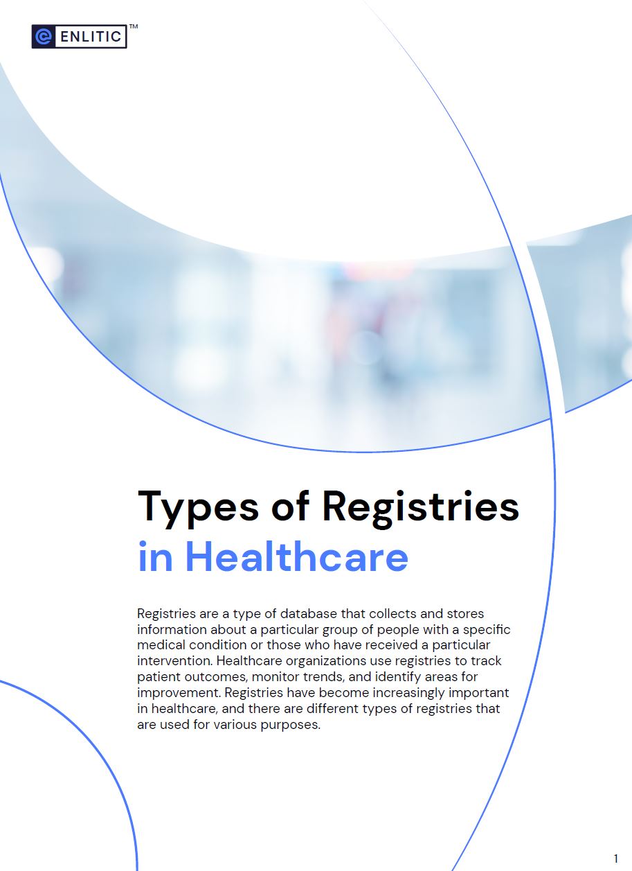 Types of Registries in Healthcare 1