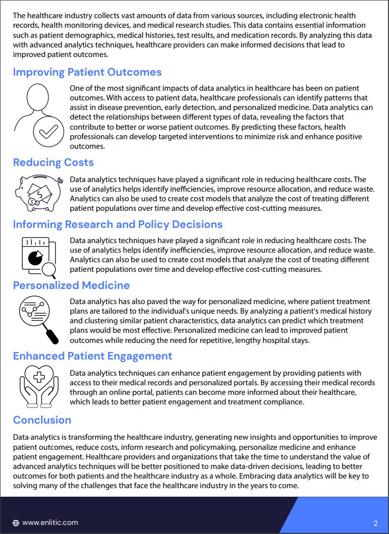 impact of data analytics in healthcare pdf page 2